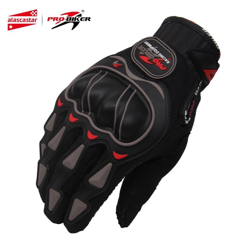pro biker racing equipment gloves