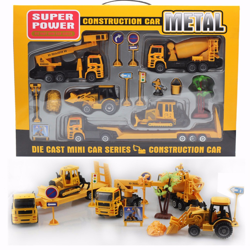 construction vehicle toy set