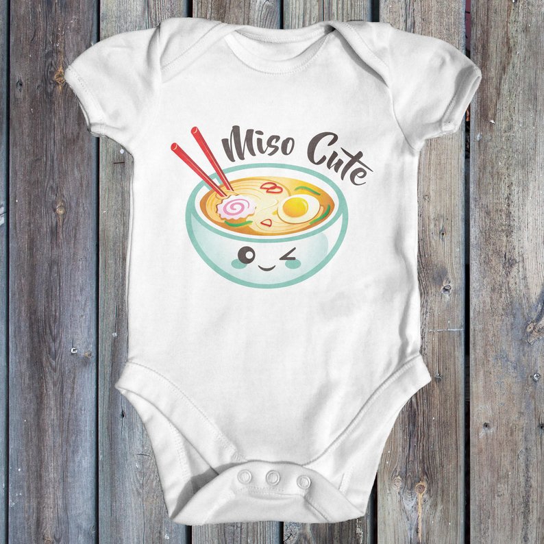 miso cute baby onesie