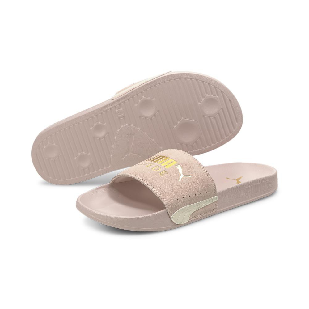 leadcat suede slides