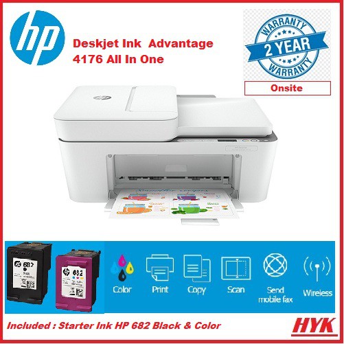 Hp Deskjet Ink Advantage 4176 3835 Canon 4270 All In One Printer Print Copy Scan Wireless Send Mobile Fax Replace 3835 Shopee Malaysia