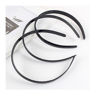 【 READY STOCK 】( 1 PCS ) ( BLACK COLOUR ) Hairband Plastic Black Headband Cekak Rambut Hitam