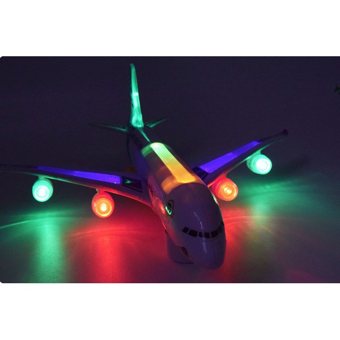 toy airplane with lights and sounds