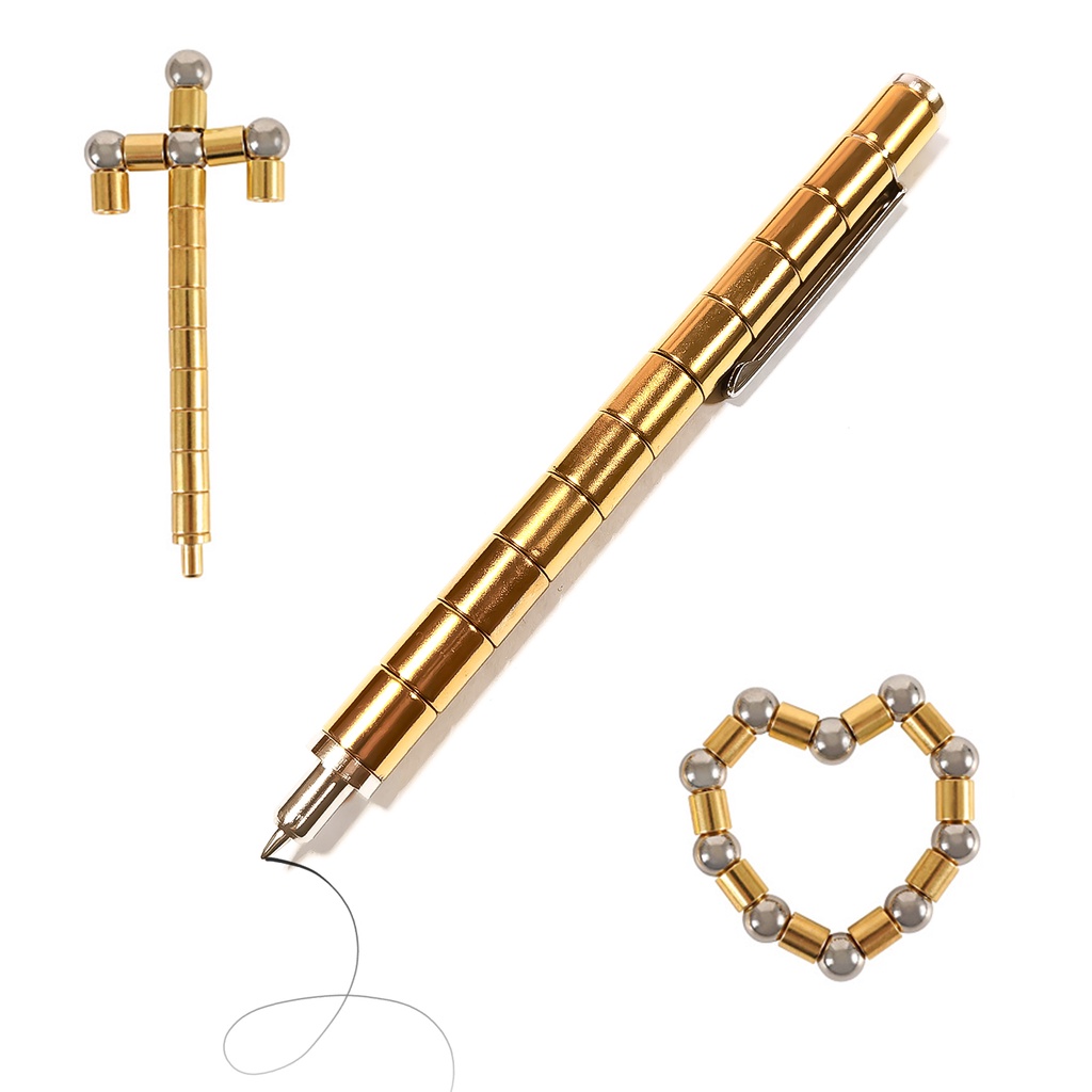 Versatile Premium Cool Multifunction Ballpoint Stylus Magnetic Pen Touch Screen Writing Decompression Fidget Toy Gift - Image 3