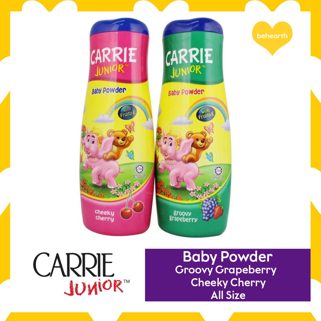 BABY POWDER TALCUM BEDAK BAYI JOHNSON'S CARRIE JUNIOR ALL SIZE N ...