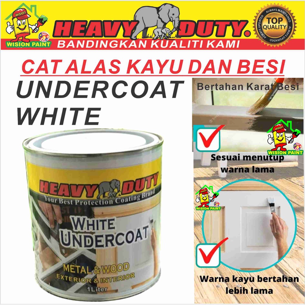 1l 1 Liter Lsc High Gloss Paint Heavy Duty Product Wood And Metal Paint Exterior Interior B Wpc Shopee Malaysia