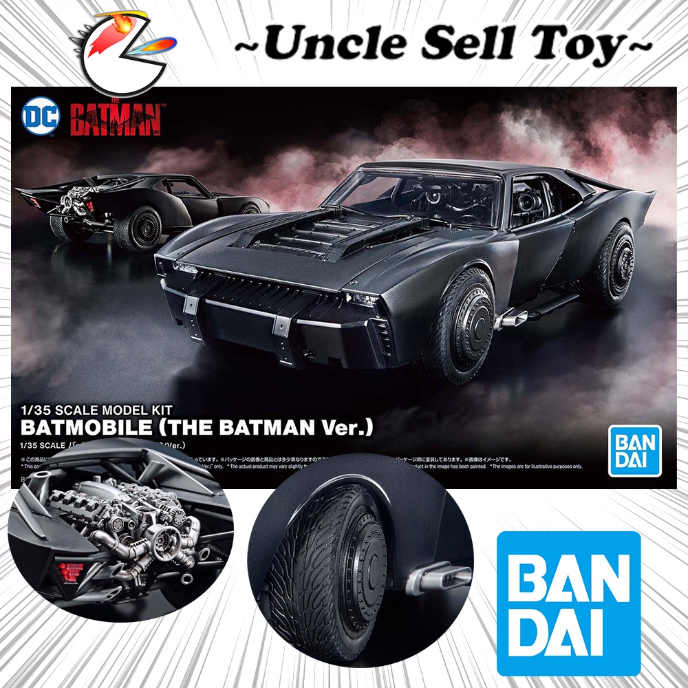[Ready Stock] Bandai 1/35 Model Kit Batman Batmobile The Batman Ver