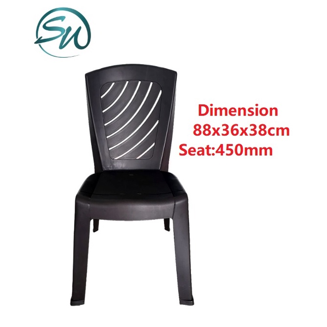 Selesa High Quality Modern Plastic Chair 178 (Self Pick up can PM US