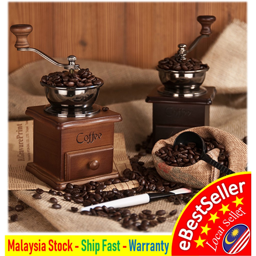 Home Office Best Premium Classic Manual Coffee Fine Grinder Pengisar Kopi