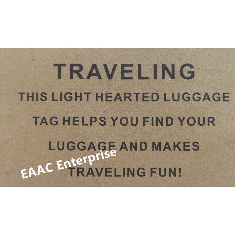Various Design Cartoon Luggage Tag Suitcase ID Travel Label Bag