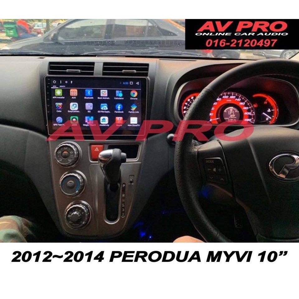2012 2014 Perodua Myvi Lagi Best Oem 10 1 Android 10 Wifi Gps Usb Mp4 Mp5 Video Player Free Reverse Camera