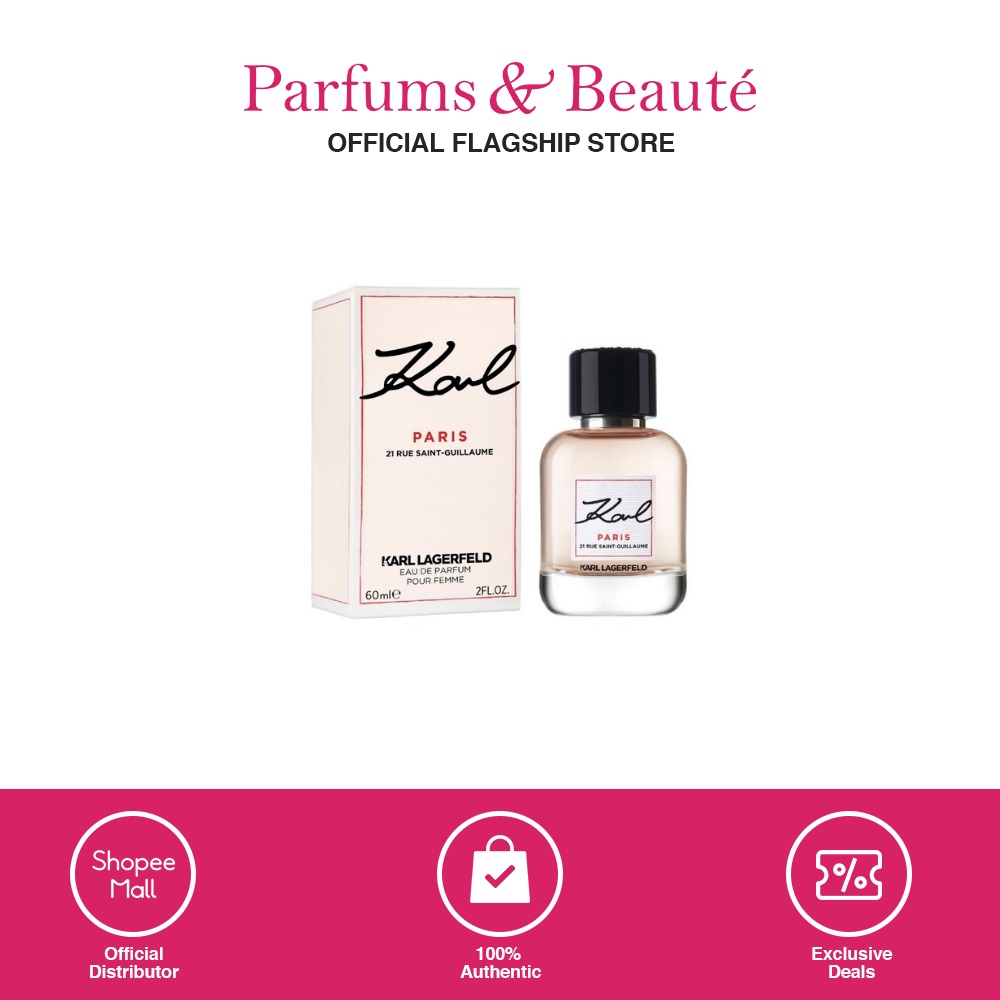Karl Lagerfeld Paris 21 Rue SaintGuillaume EDP 60ML Shopee Malaysia