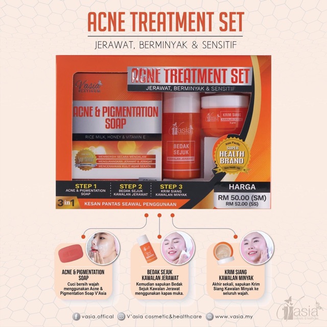 Yeppeunbox V Asia Acne Treatment Set Shopee Malaysia