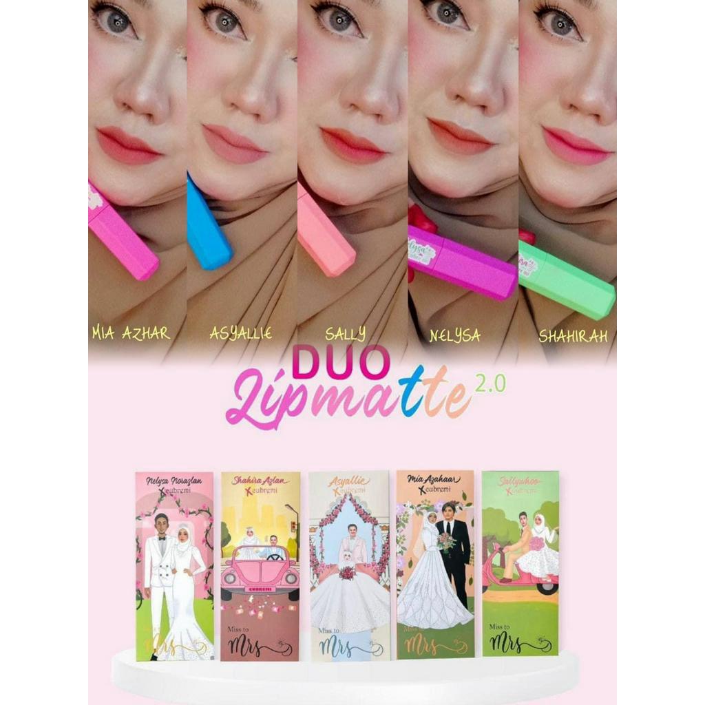 CUBREMI X TIKTOKERS 2.0 / CUBREMI LIPMATTE DUO 2.0 X TIKTOKERS | Shopee ...