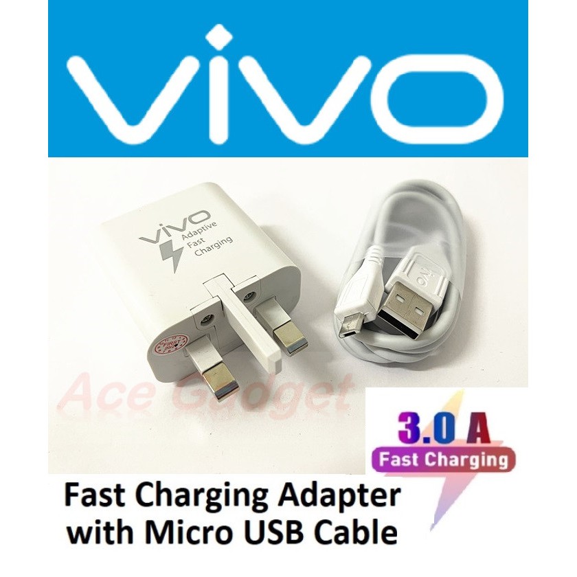 100 Original Vivo VOOC Charger Vivo Fast Charging Adapter