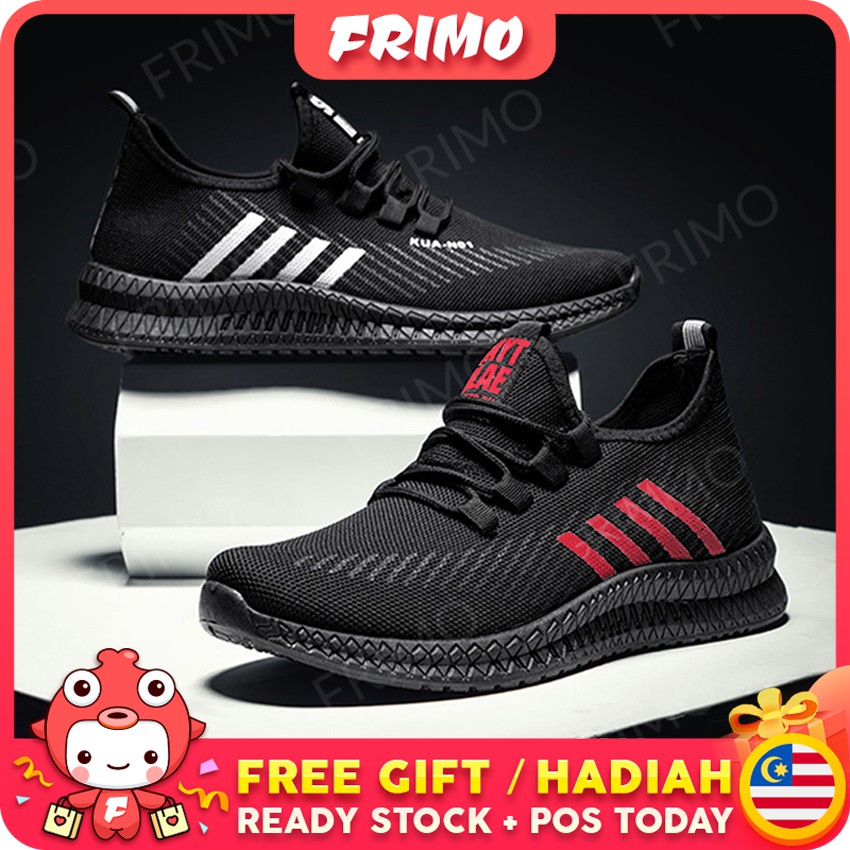 READY STOCK?FRIMO Four Garisi Men's Sneakers Shoes Kasut Lelaki Guys Walking Running Sport Man Casual Gift ks05272
