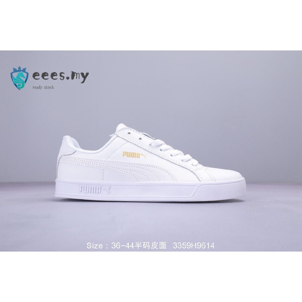 puma shoes with gold buckle