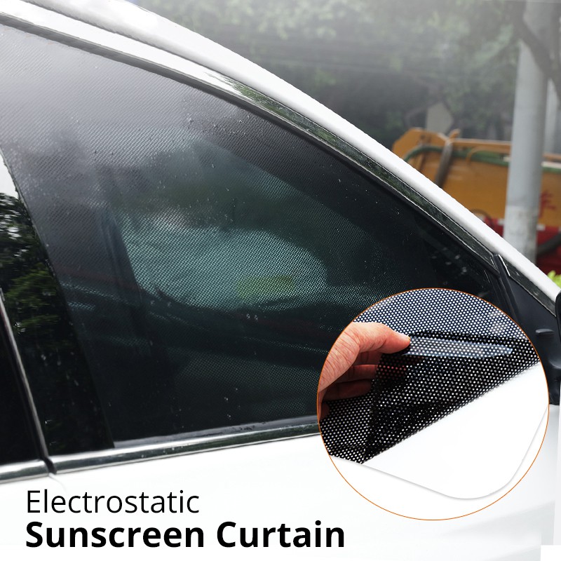 4pcs Pack 42 38cm Diy Car Sun Shades Film Sun Protection Cover For