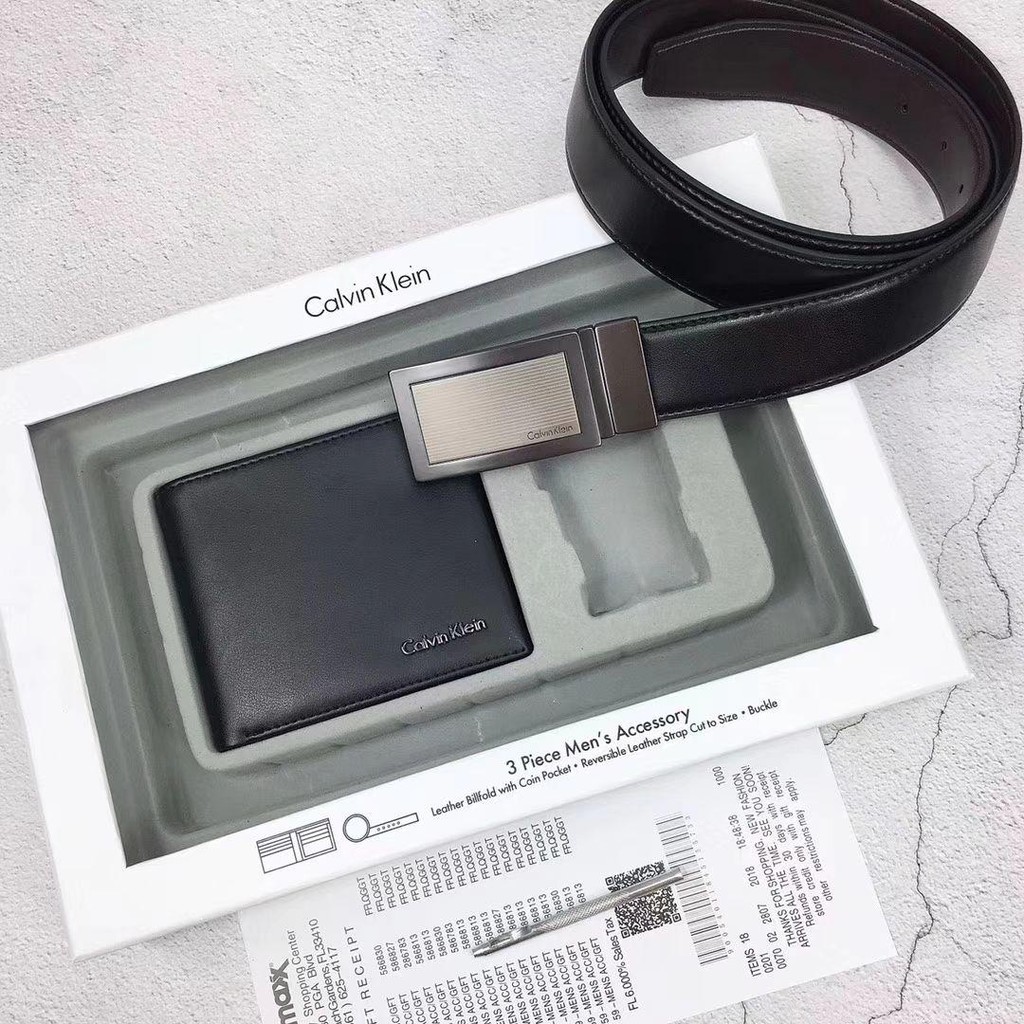 calvin klein wallet gift set