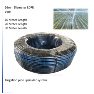 Tubing Pipe Watering System Black LDPE Paip Poly Pipe Fertigasi Tube ...