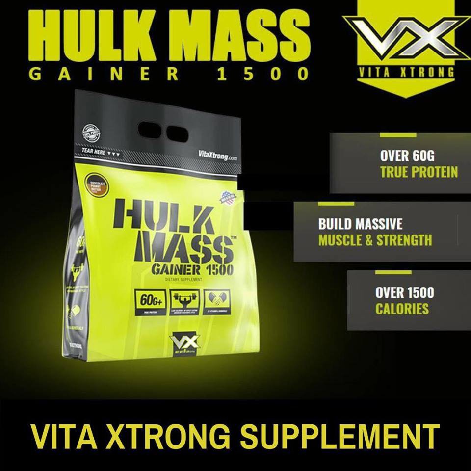 Vita Xtrong Hulk Mass Gainer 1500 2 7kg Shopee Malaysia