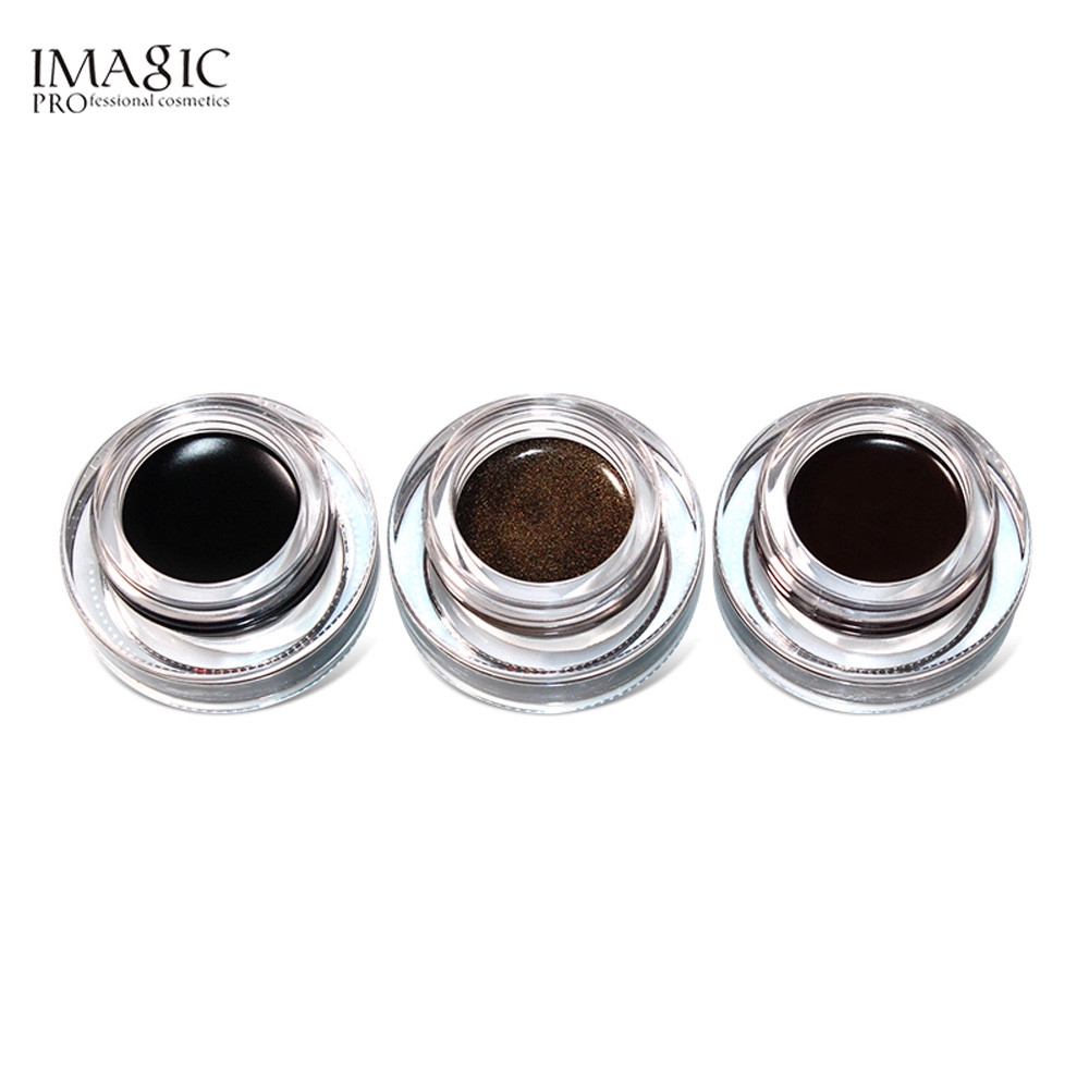 Versatile Essential IMAGIC Long lasting Waterproof Glitter Eye Shadow Gel Metalic Eyeliner Cream - Image 2