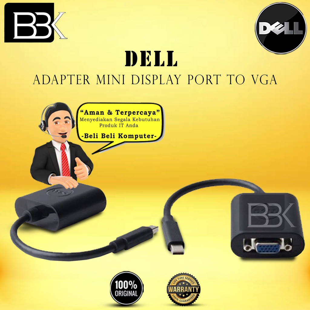 Dell Mini Display Port to VGA Adapter | Shopee Malaysia