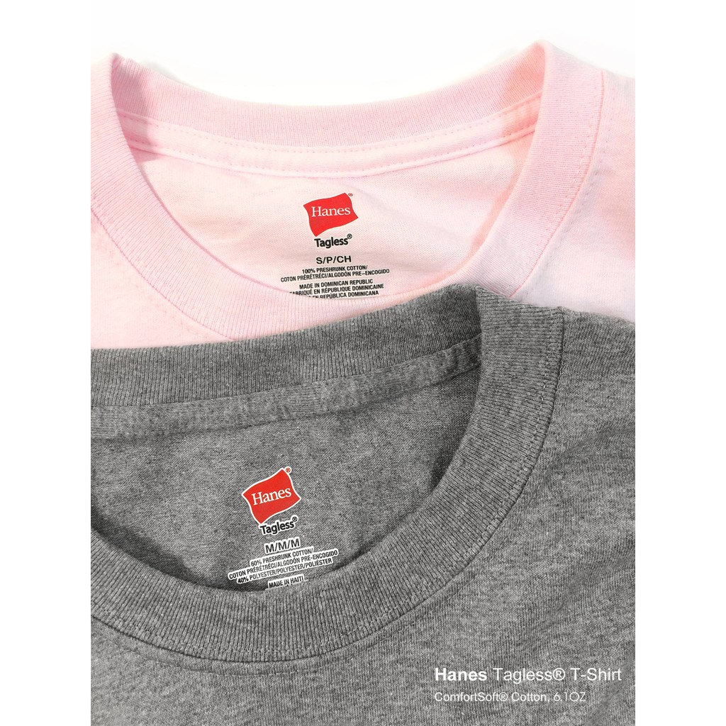 hanes tagless t shirts
