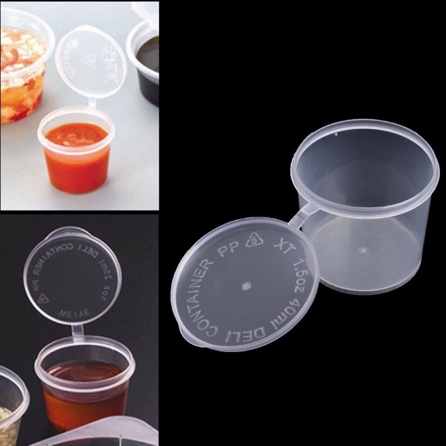 Disposable food container, bekas sos | Shopee Malaysia