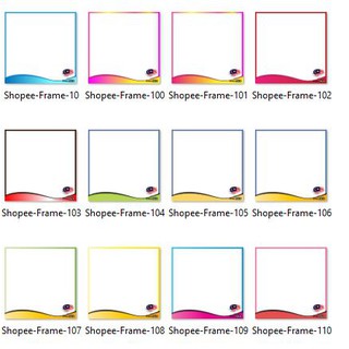 74 Simple Shopee Product Frame Template in PNG Transparent Background ...