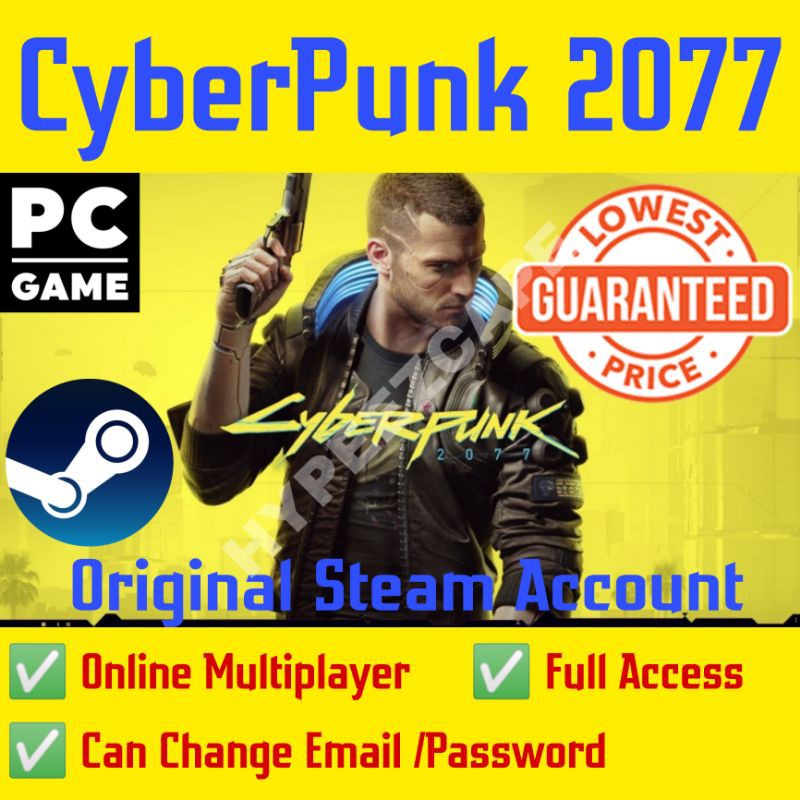 [CHEAPEST PRICE] Cyberpunk 2077 ( 200% Steam PC Original Game) | Shopee ...