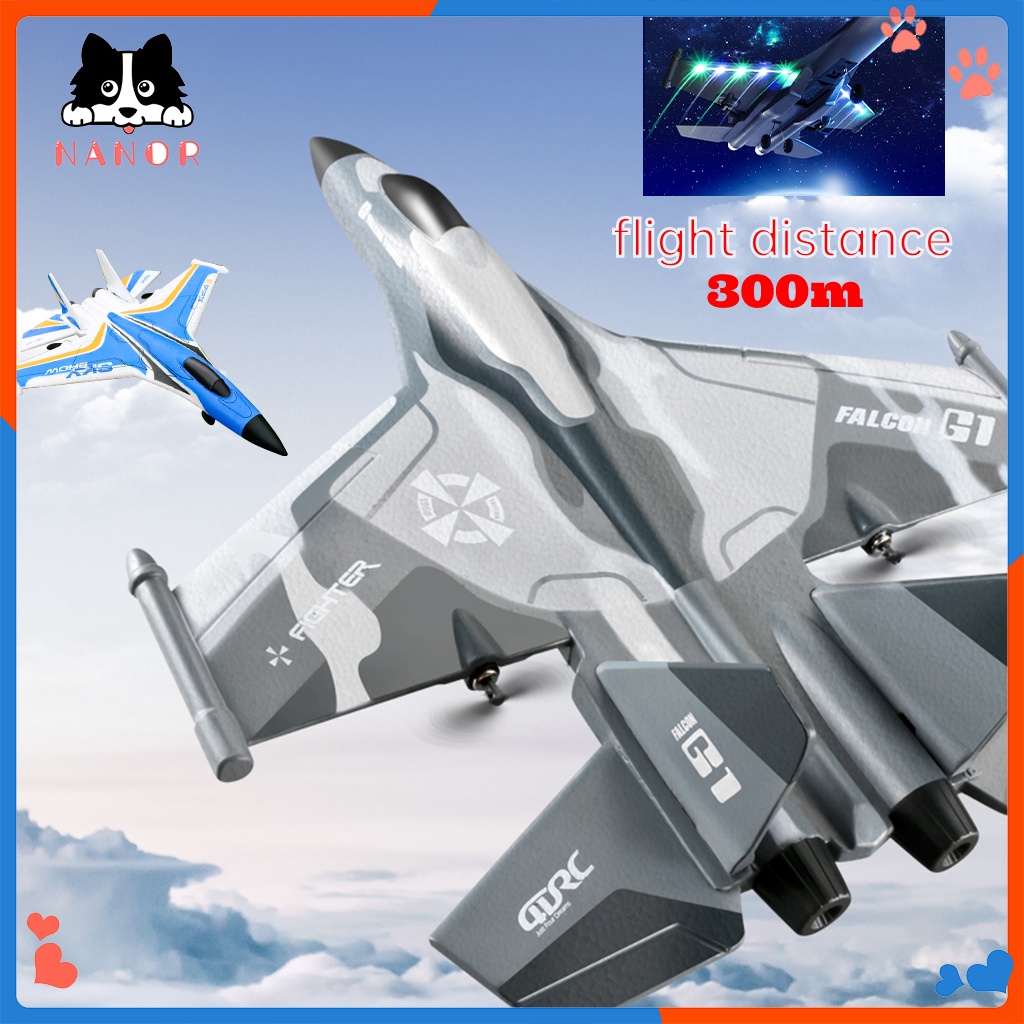 G1 rc kapal terbang remote control Long Flight Time 2.4Ghz 2-CH RC Aircraft Fighter Raptor RC Jet Ready to Fly with Xpil