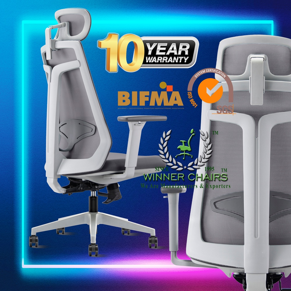 Ergonomic Office Chair WN 6230AGRY (10 years warranty) Shopee Malaysia