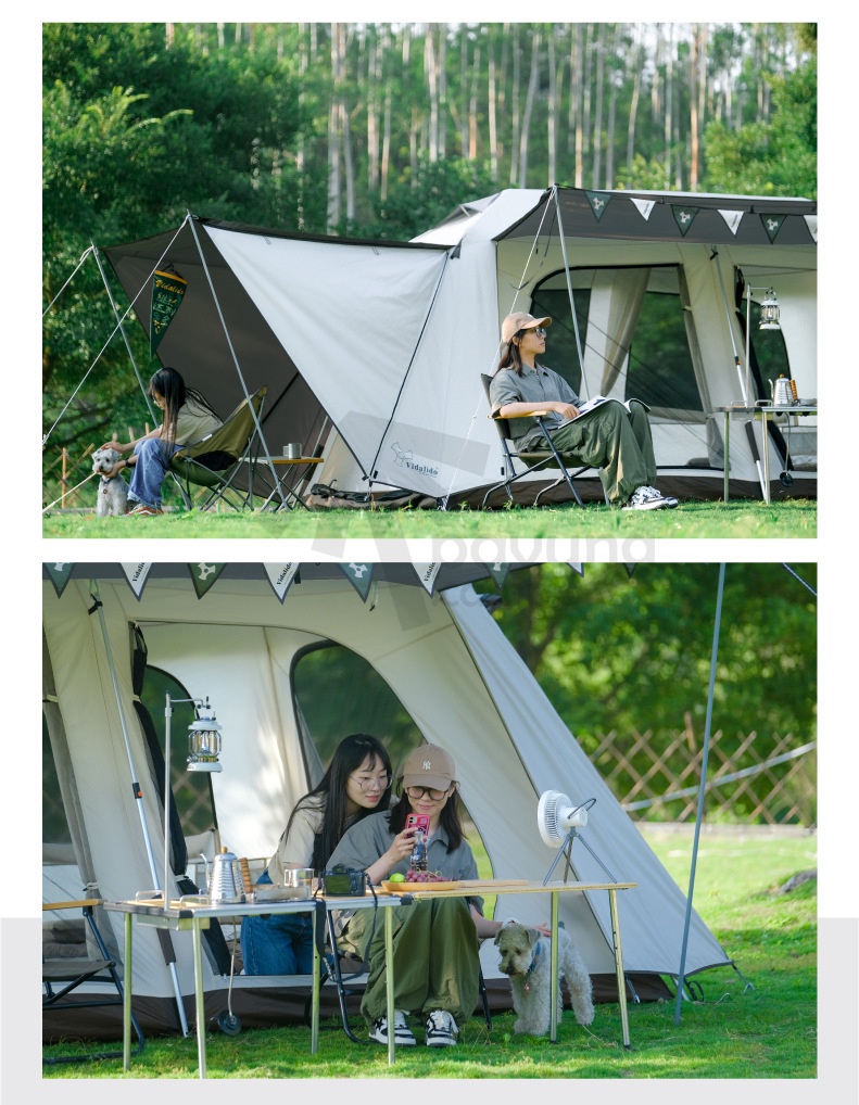 VIDALIDO Vicore Auto Tent 2022 Luxury Large Villa Camping Tent