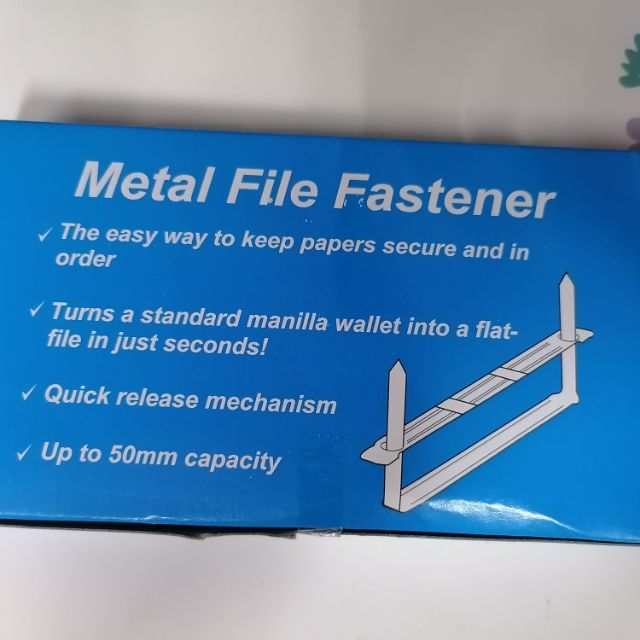 Metal file fastener 50pcs per box Shopee Malaysia