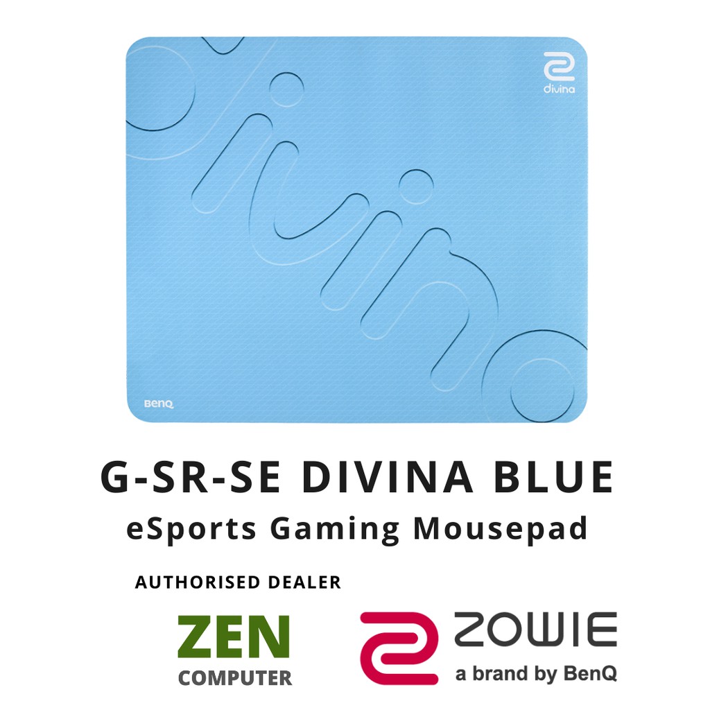 Zowie G Sr Se Divina Blue Esports Gaming Mousepad Shopee Malaysia