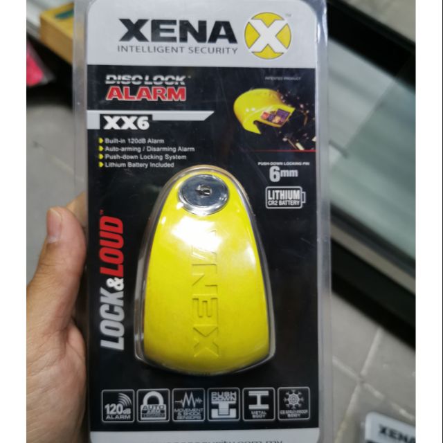 xena alarm disc lock