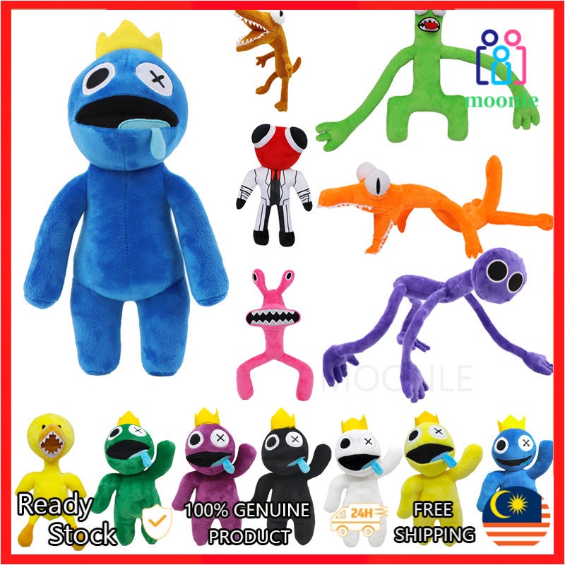 Rainbow Friends Plush Toy Cartoon Game Character Doll Kawaii Blue ...