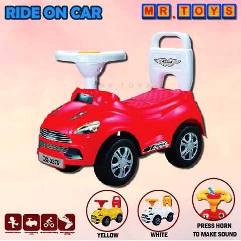 Ride On Car Push Walker Toys Children Kids Baby Press Horn 1-3 y/o/Kereta Mainan Bayi
