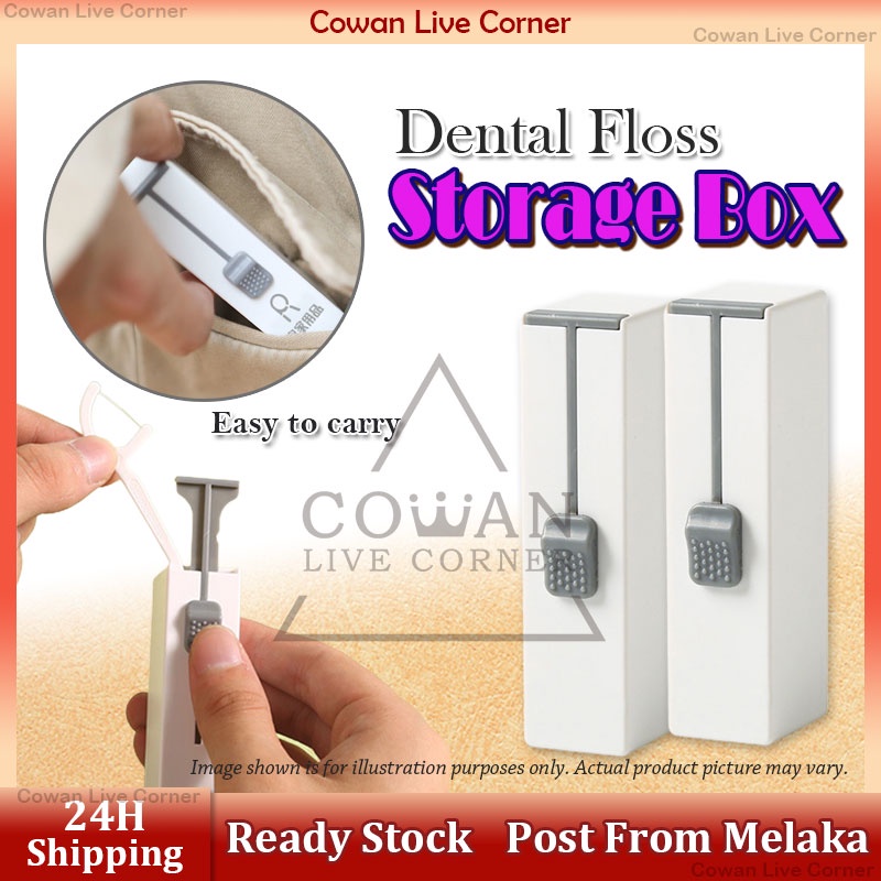 Dental Floss Box Automatic Popup Floss Stick Storage Box Floss Pick