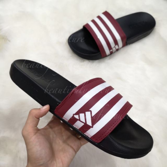 adilette cloudfoam plus stripes slides