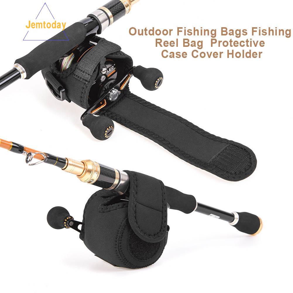 Fishing Reel Cases Storage Equipment Sporting Goods Portable Sbr Spinning Fishing Reel Protective Bag Case Cover Holder Pouch Holder