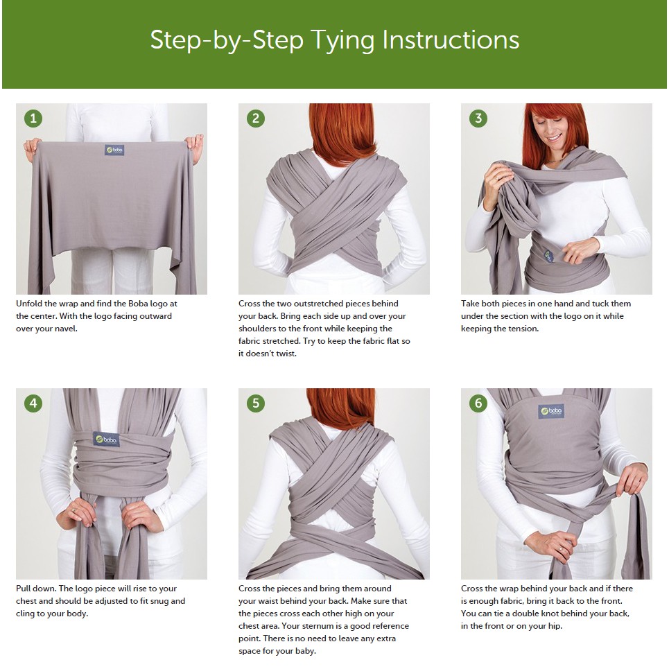 how to wear a boba wrap