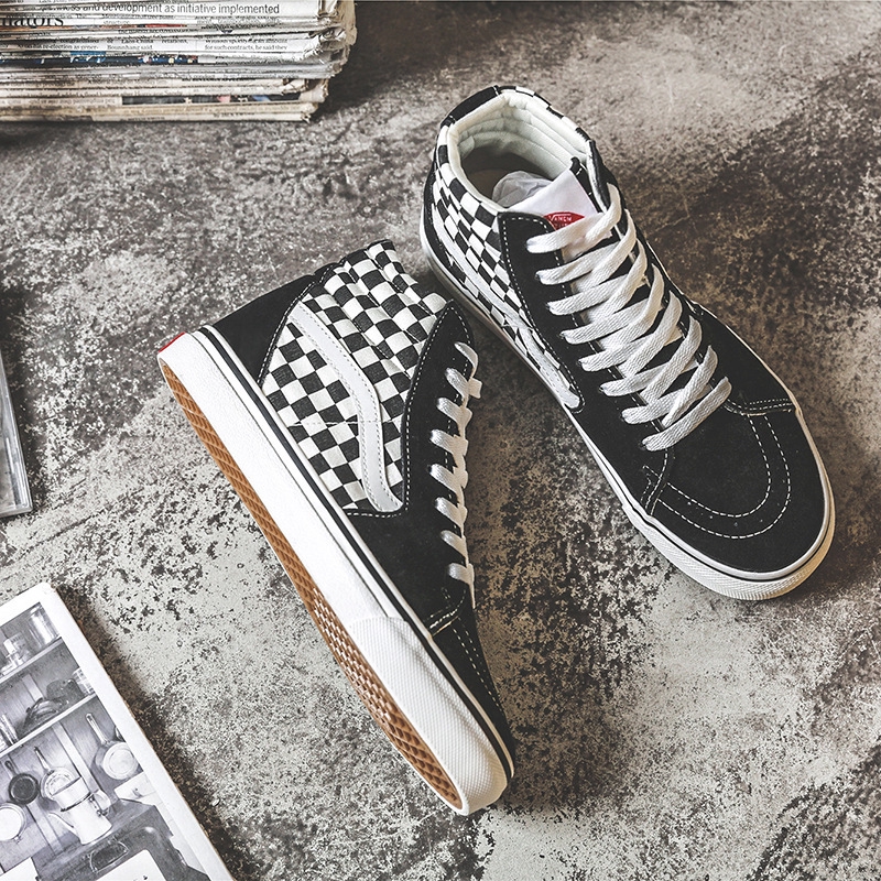 fuzzy vans high top