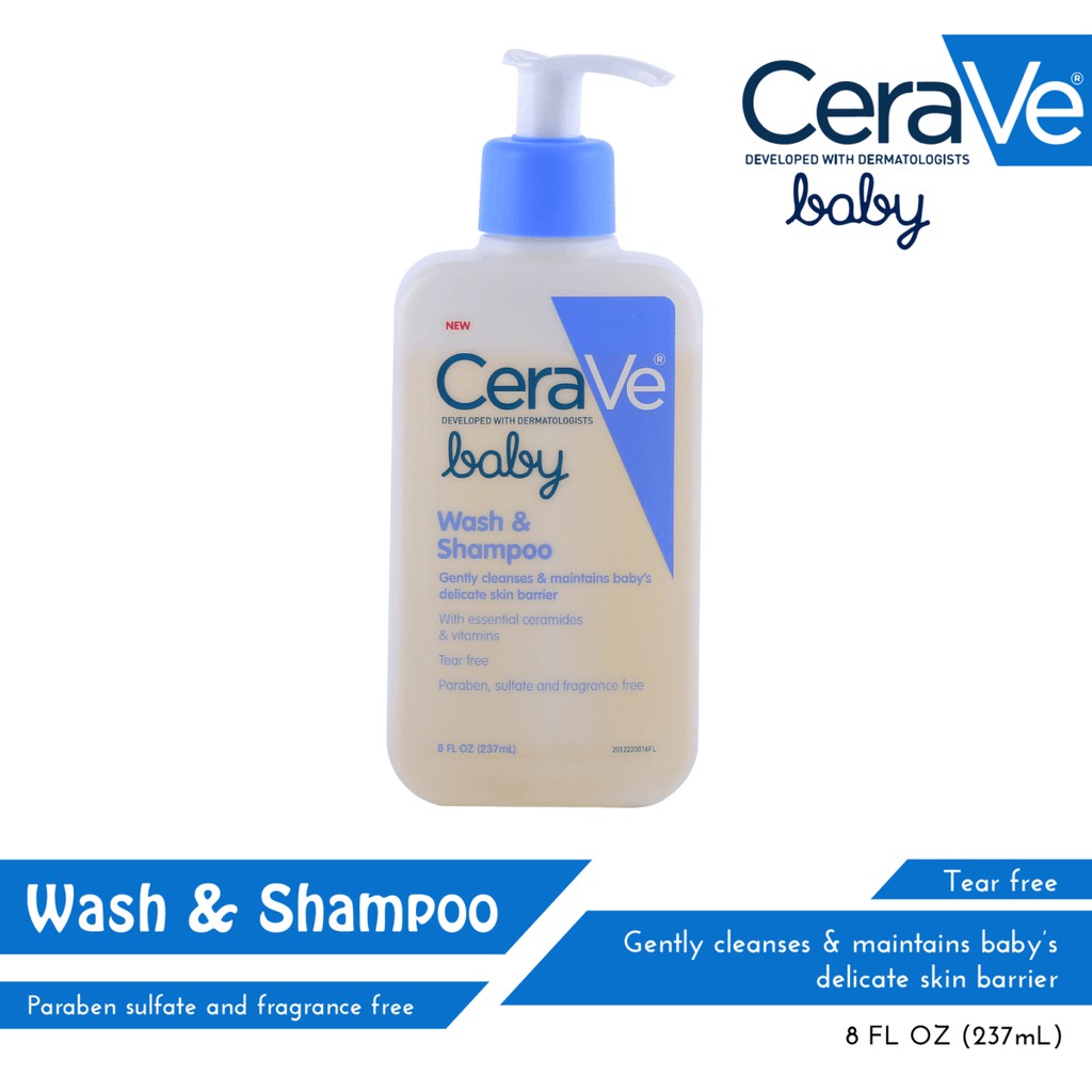 cerave baby wash and shampoo