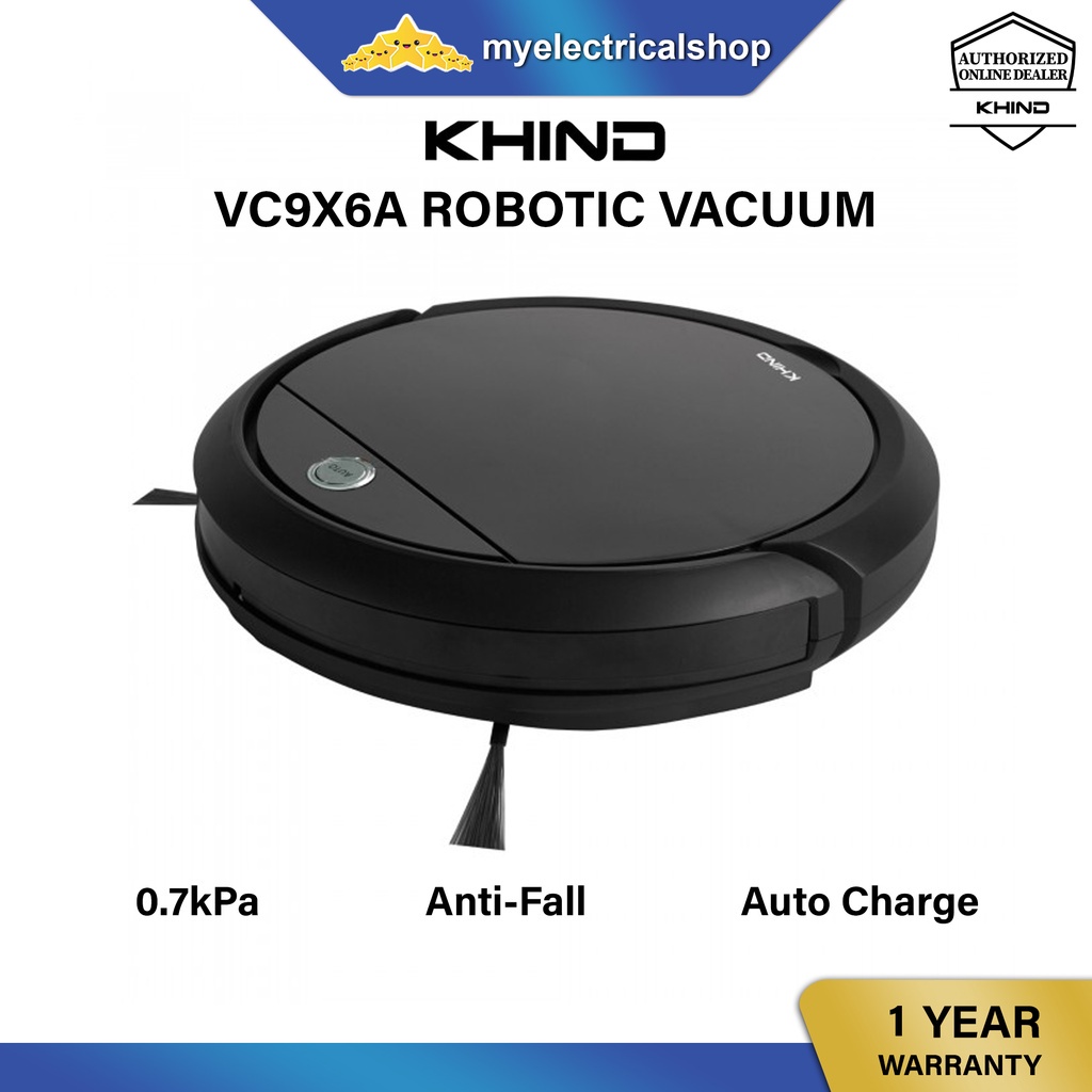 Khind VC9X6A Robot Vacuum ( 4 Cleaning Modes ) ( Auto Charge ) Shopee