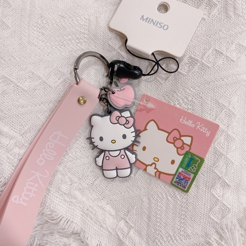 Original Hello Kitty x Miniso Keychain Authentic Miniso and Hello Kitty