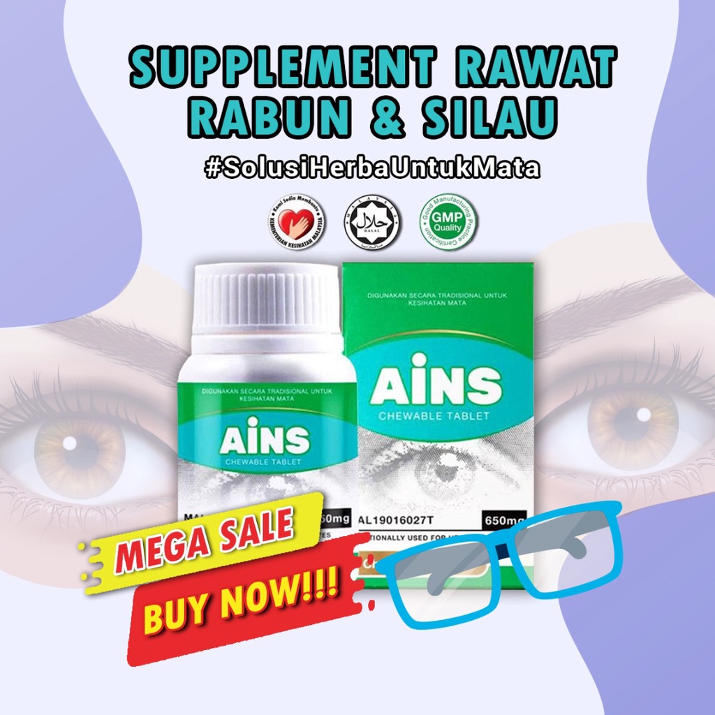 [ AINS VITAMIN MATA ORIGINAL HQ ] RABUN, SILAU, BERAIR, EYE CARE