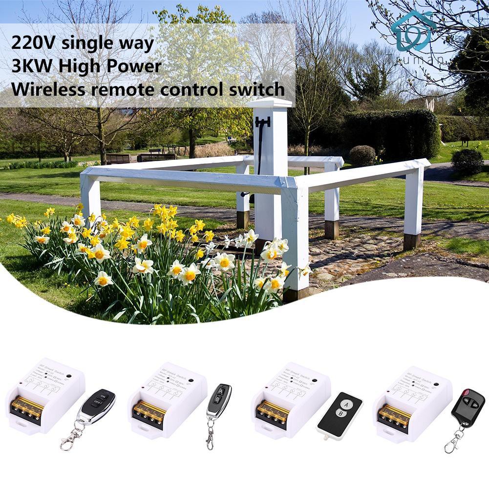 220V 30A 1CH Wireless RF Remote Control Switch Transmitter Module+Receiver 3000W