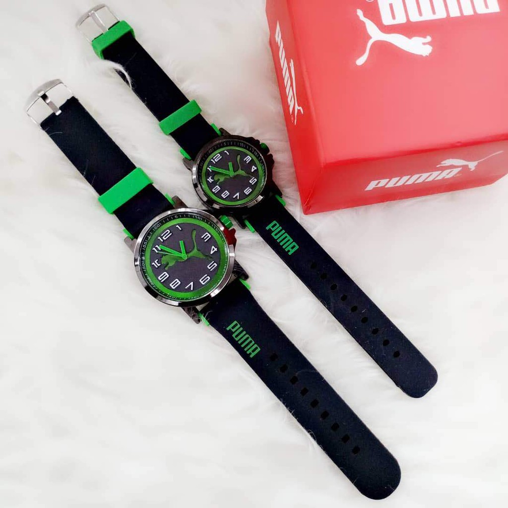 puma stainless steel back water resistant